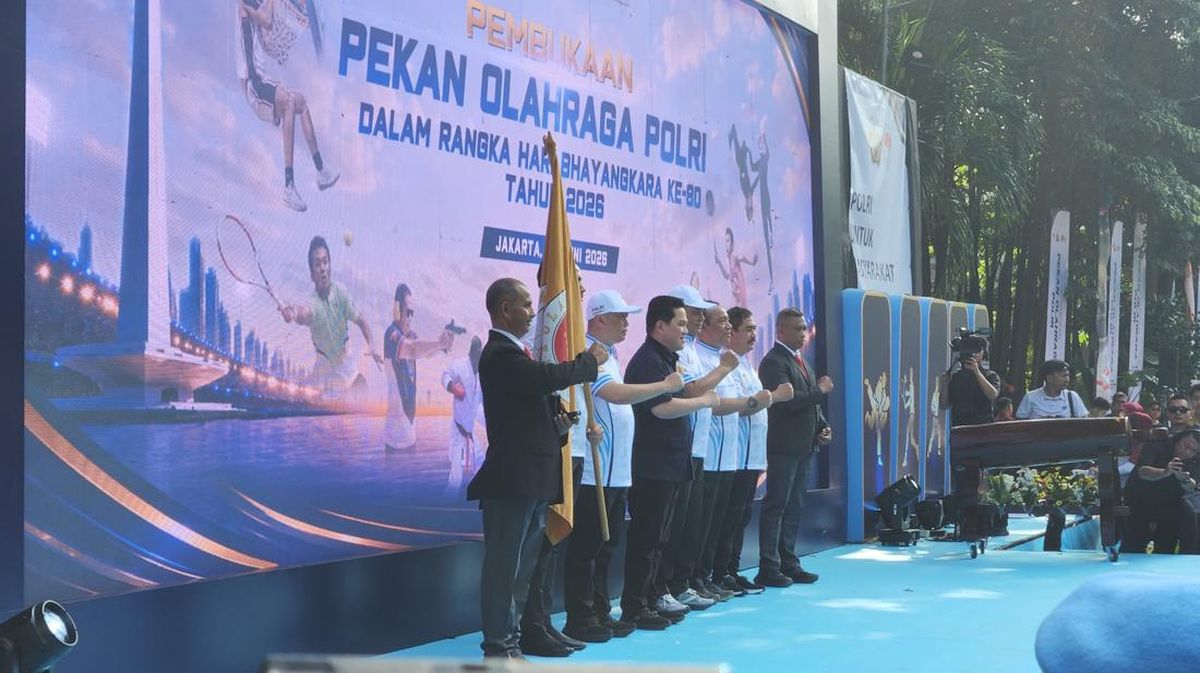 Pekan Olah Raga Polri 2026 Dibuka Sambut HUT Bhayangkara