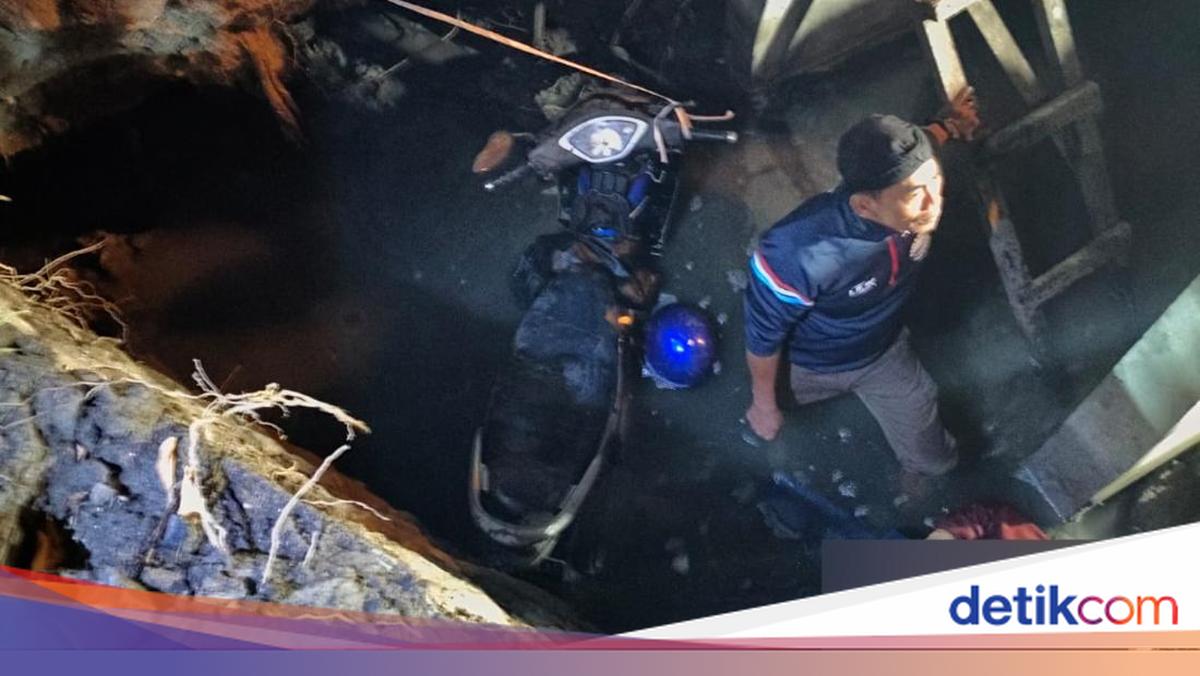 Pemotor Tewas Usai Tercebur Proyek Saluran Air di Surabaya