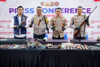 Polisi Gagalkan Pabrik Senjata Api Rakitan di Ogan Komering Ilir