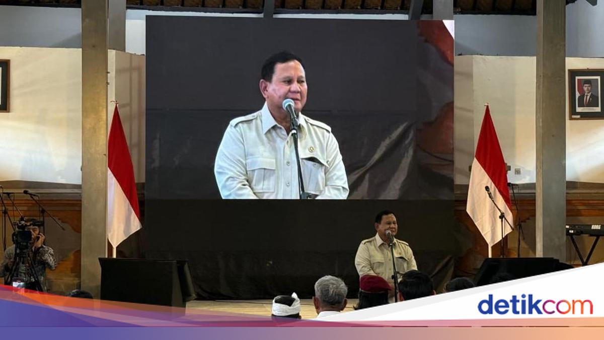 Prabowo Pesan Siswa SRMP Tabanan: Belajar Baik, Angkat Derajat Orang Tua