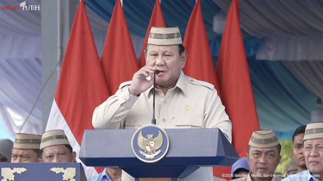 Prabowo Subianto Bangga Swasembada Pangan Raih Prestasi Tertinggi