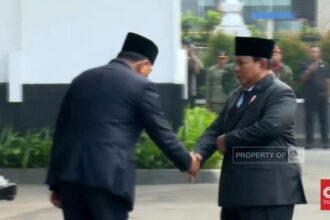 Prabowo Subianto Hadiri Upacara Persemayaman Ryamizard Ryacudu