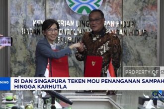 RI dan Singapura Sepakati MOU Penanganan Sampah dan Karhutla