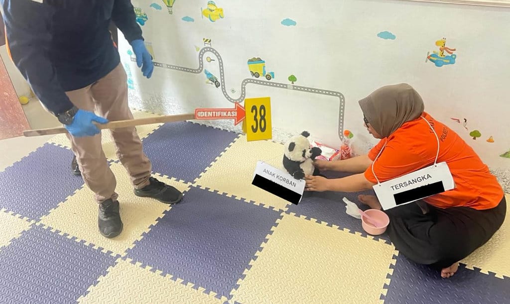 Rekonstruksi Kasus Baby Preneur Daycare: 62 Adegan Diperagakan