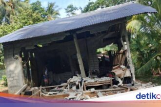 Rumah Warga di Talaud Rusak Akibat Gempa M 7,7 Filipina
