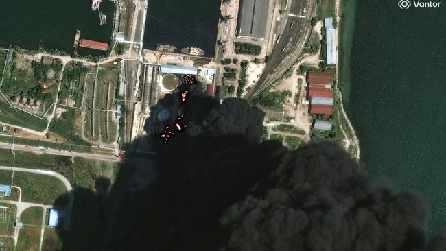 Satelit Rusia Rusak Akibat Serangan Drone Ukraina