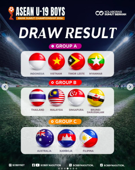 Thailand dan Malaysia Menang di Laga Perdana Piala AFF U-19