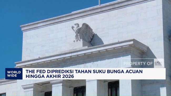 The Fed Diprediksi Akan Tahan Suku Bunga Hingga 2026