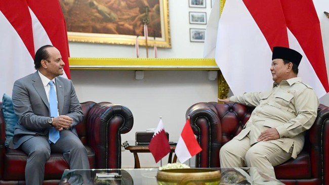 Utusan Emir Qatar Temui Prabowo, Bahas Kerja Sama Strategis