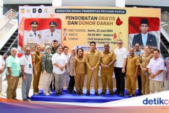 Wamendagri Puji Pengobatan Gratis dan Donor Darah Pemprov Papua