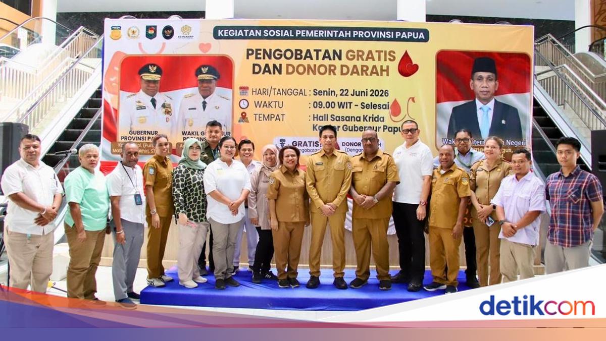 Wamendagri Puji Pengobatan Gratis dan Donor Darah Pemprov Papua
