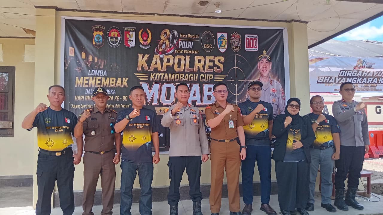 Sahaya Mokoginta hadiri peresmian lapangan tembak Motabi Polres Kotamobagu
