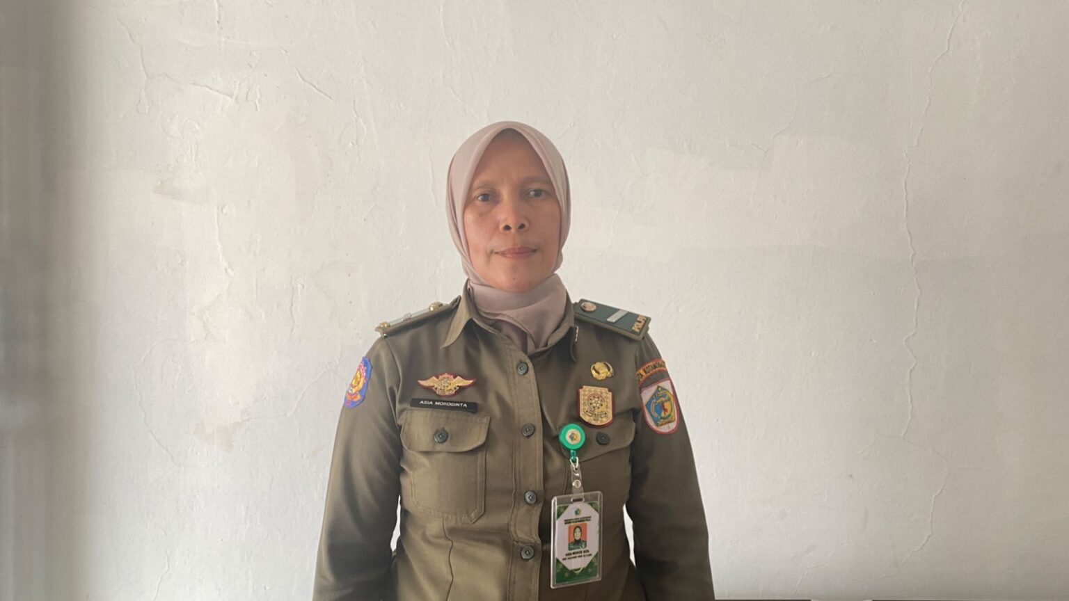 7 tahun bertaruh sabar di balik seragam Pol-PP perempuan Kotamobagu