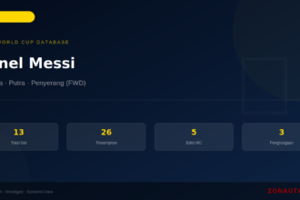 Lionel Messi: 13 Gol di Piala Dunia FIFA — Profil dan Statistik Lengkap