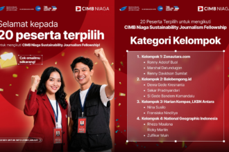 20 jurnalis terpilih ikuti program CIMB Niaga Sustainability Journalism Fellowship 2026