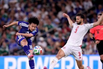 Ueda Bawa Jepang Eliminasi Tunisia di Pertandingan Piala Dunia ke-1.000