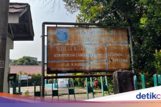Bangunan SDN Kebayoran Lama Selatan 09 Terbengkalai Sejak Roboh