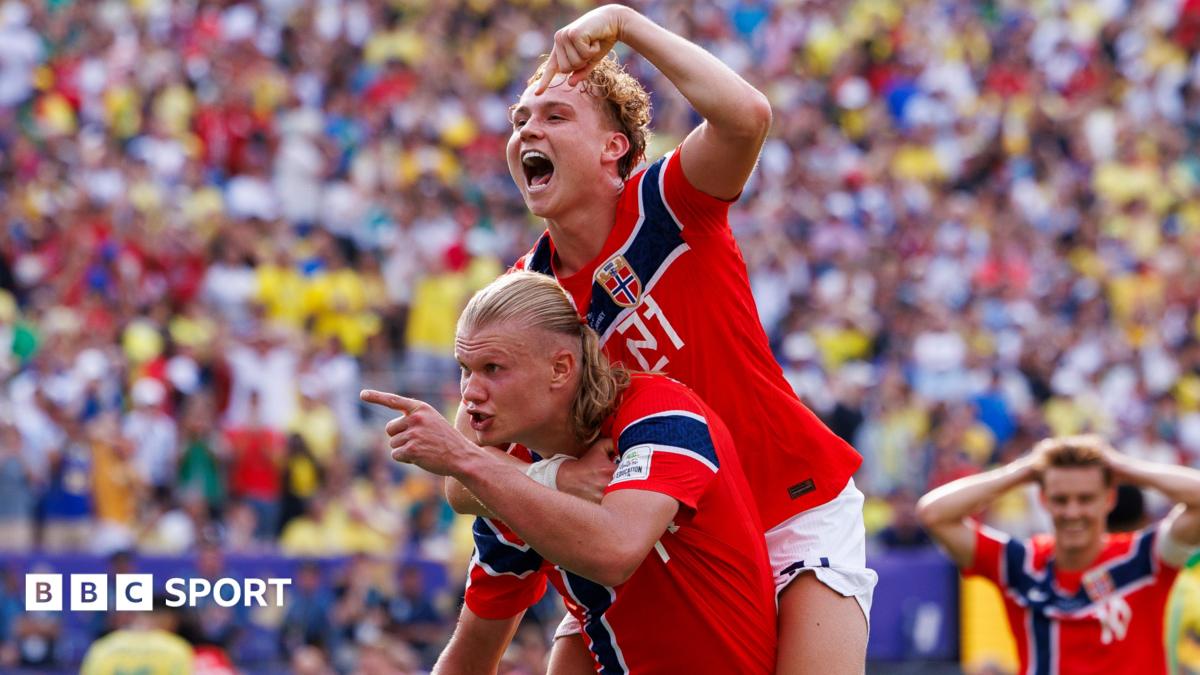 Erling Haaland Antar Norwegia Raih Kemenangan Bersejarah Atas Brasil