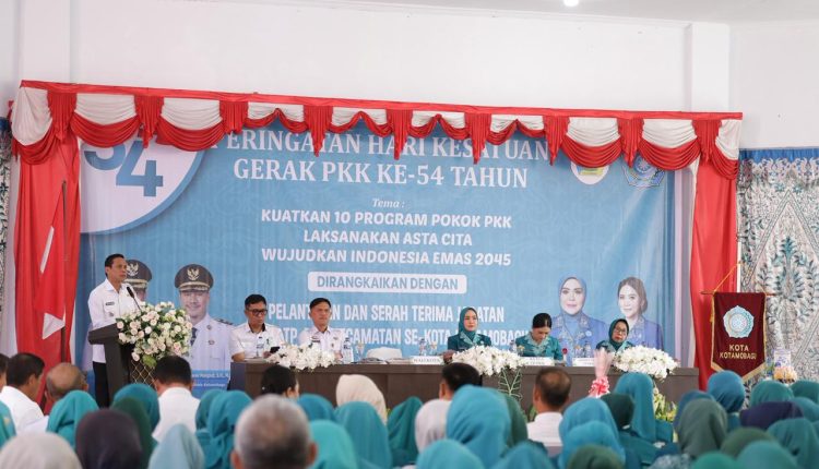 Wali Kota Kotamobagu ajak PKK perkuat peran dalam membangun keluarga sejahtera