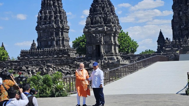 Janji Modi ke Prabowo: Restorasi Candi Prambanan Selesai Sebelum 2029