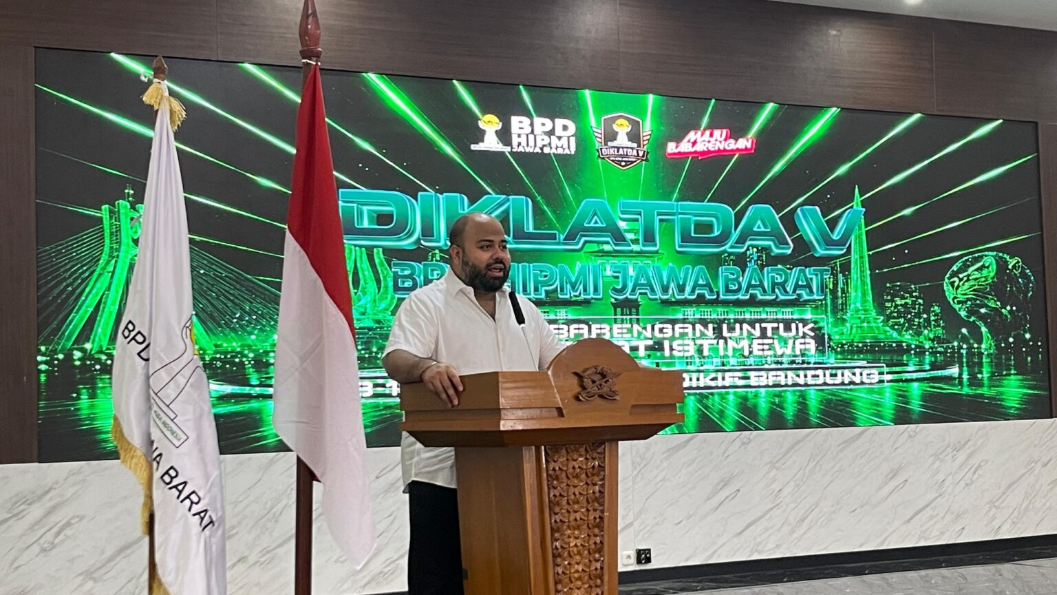 Jay Singgih Resmikan Diklatda V HIPMI Jabar, Dorong Peran Penting Pengusaha