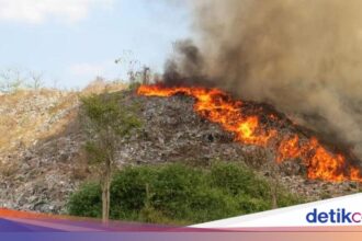 Kebakaran TPA Pakusari Jember Diduga Akibat Puntung Rokok