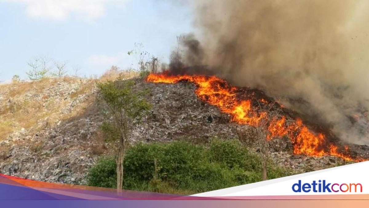 Kebakaran TPA Pakusari Jember Diduga Akibat Puntung Rokok