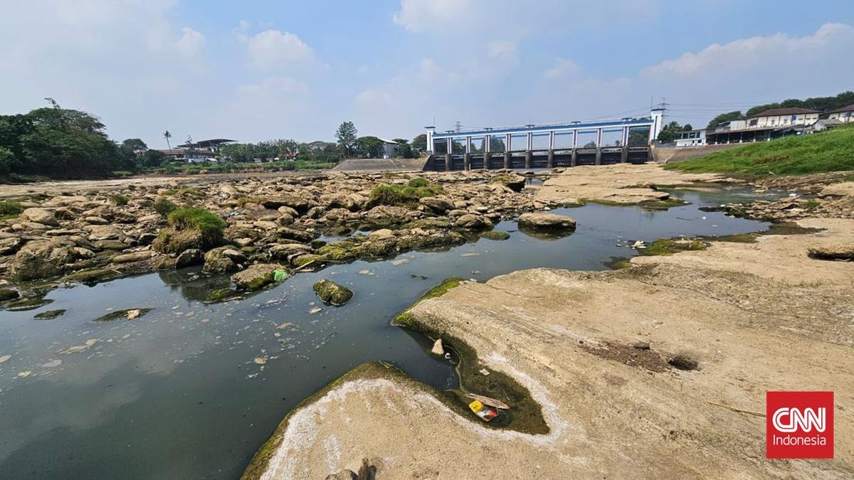 Krisis Air Akibat Surutnya Sungai Cisadane Mengkhawatirkan Warga