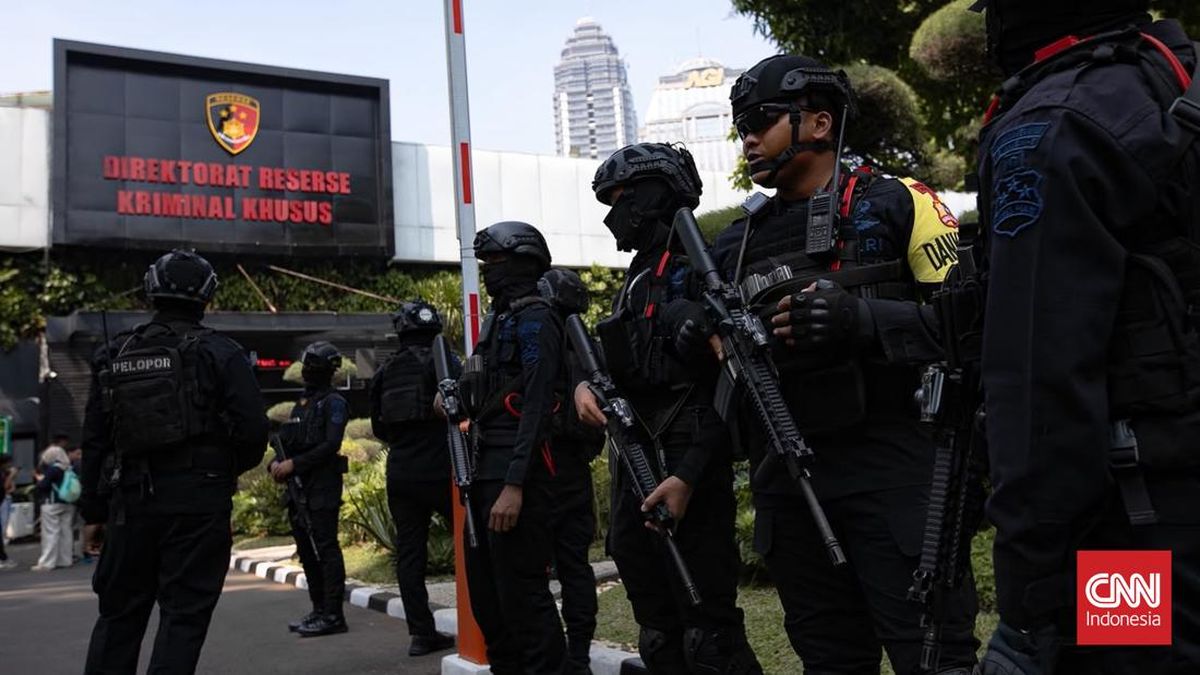 Penjagaan Ketat di Polda Metro Jaya Usai Penggeledahan