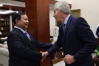 Prabowo Subianto dan Tony Blair Bahas Isu Strategis di Kertanegara