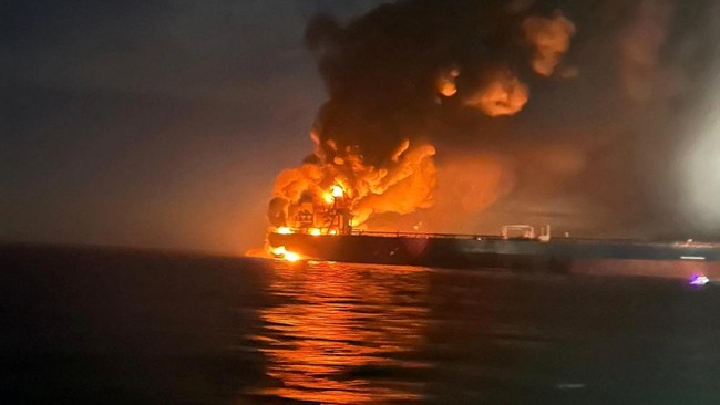 Serangan Drone Ukraina Rusak 21 Tanker Rusia di Laut Azov