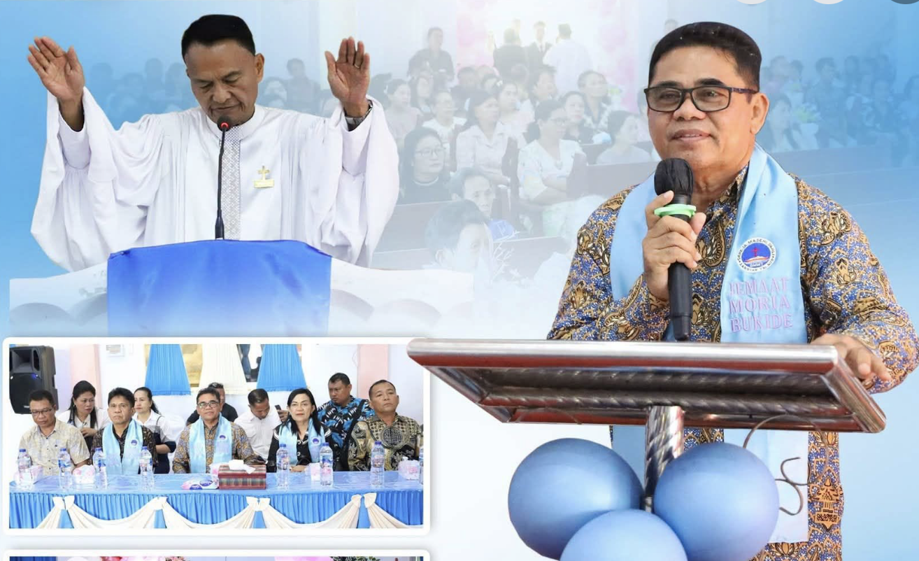 GMIST Moria Bukide Rayakan HUT ke-136, Nikah Massal Warnai Ibadah Syukur