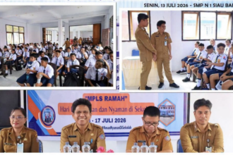 MPLS di Sitaro Diawasi, Sekda Pastikan Siswa Baru Belajar dalam Lingkungan Aman dan Bebas Perundungan