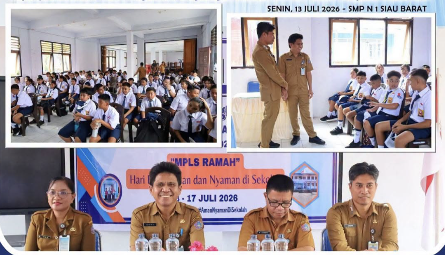 MPLS di Sitaro Diawasi, Sekda Pastikan Siswa Baru Belajar dalam Lingkungan Aman dan Bebas Perundungan