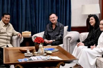 Thaksin Shinawatra Kunjungi Prabowo Subianto di Jakarta