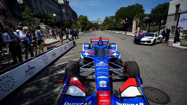 Trump Sulap National Mall Jadi Sirkuit Balap IndyCar