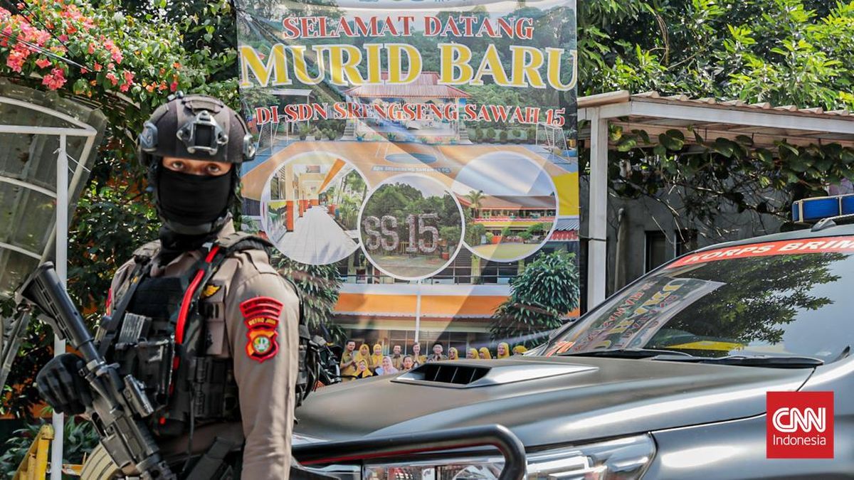 Wali Murid Diduga Pelaku Teror Bom di SD Jagakarsa