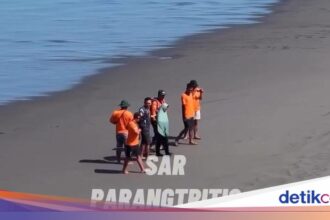 Wanita Ceburkan Diri ke Tengah Laut Parangtritis, Sempat Dievakuasi