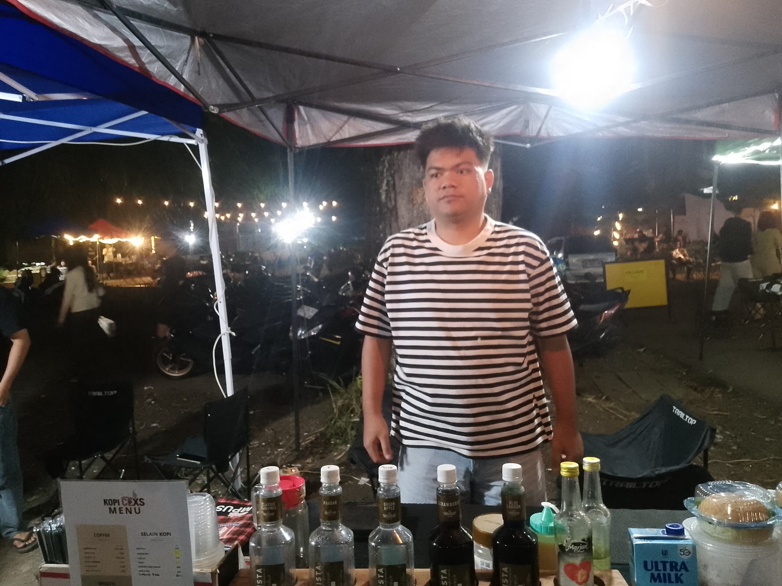 Pelaku usaha pertanyakan rencana retribusi di kawasan kuliner SanPalk Kotamobagu 9 Pelaku usaha pertanyakan rencana retribusi di kawasan kuliner SanPalk Kotamobagu