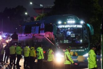 Timnas Inggris Diterima dengan Musuh di Hotel Mexico City