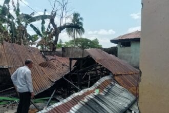 Gudang SMA Negeri 1 Kotamobagu terbakar