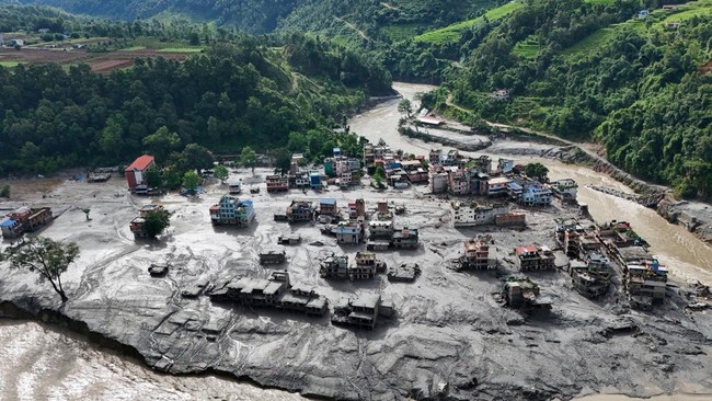 Banjir Bandang Nepal: 165 Orang Tewas, 1.500 Menghilang