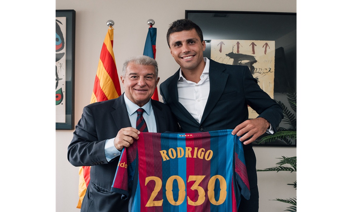 Barcelona Resmi Rekrut Rodri, Gelandang Spanyol dari Manchester City