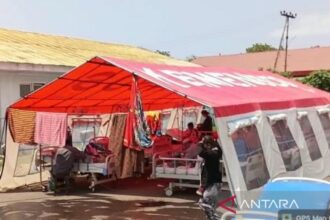 Dapur Umum Kemensos Beroperasi Pascagempa di Nagekeo