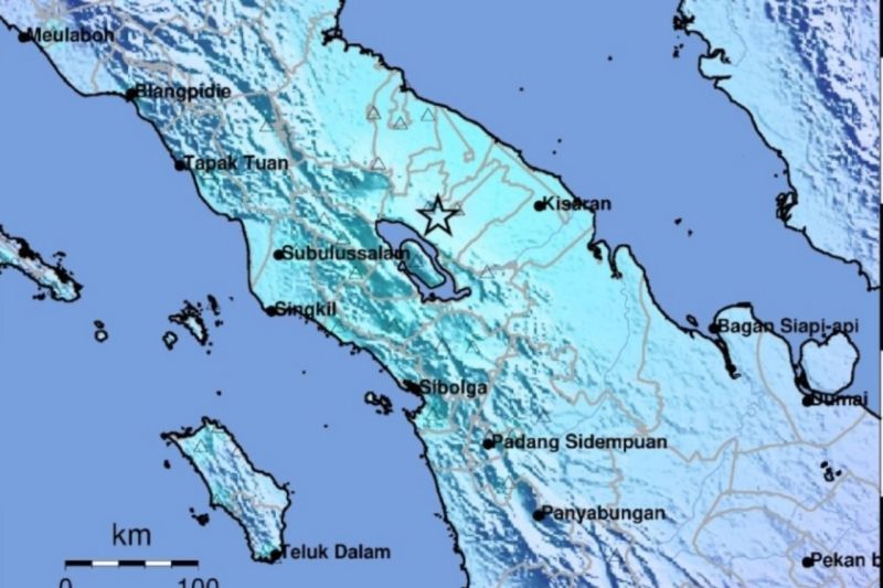 Gempa 6,4 Magnitudo di Sumatera Utara Terasa hingga Malaysia