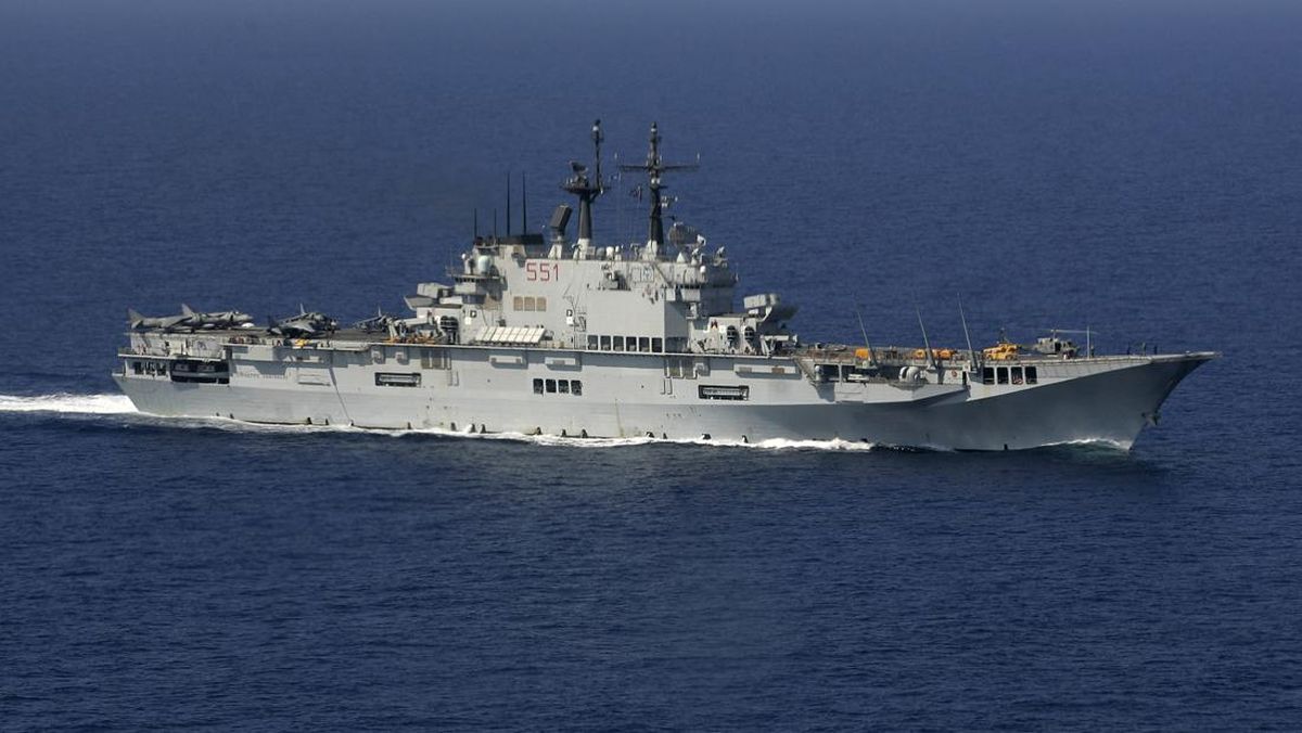 Kapal Induk Garibaldi dari Italia Tiba di Indonesia September
