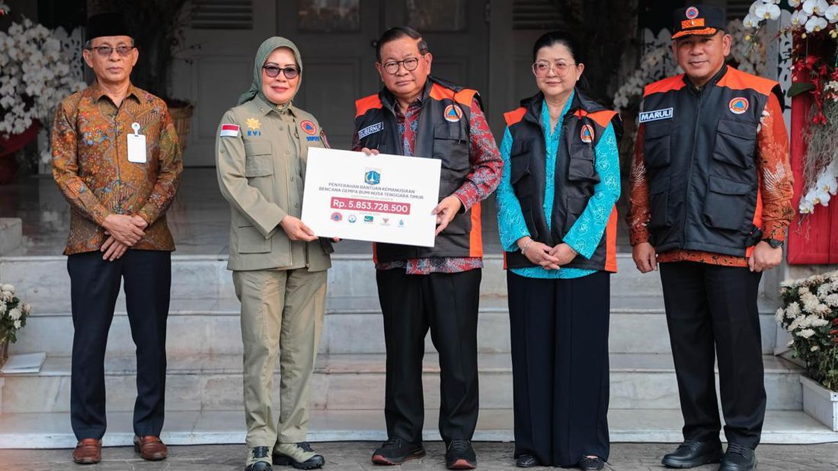Pemprov DKI Salurkan Bantuan Rp5,8 Miliar untuk Korban Gempa NTT