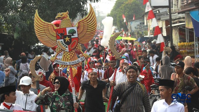 Potret Perayaan HUT RI Ke-81 di Istana Merdeka dan IKN