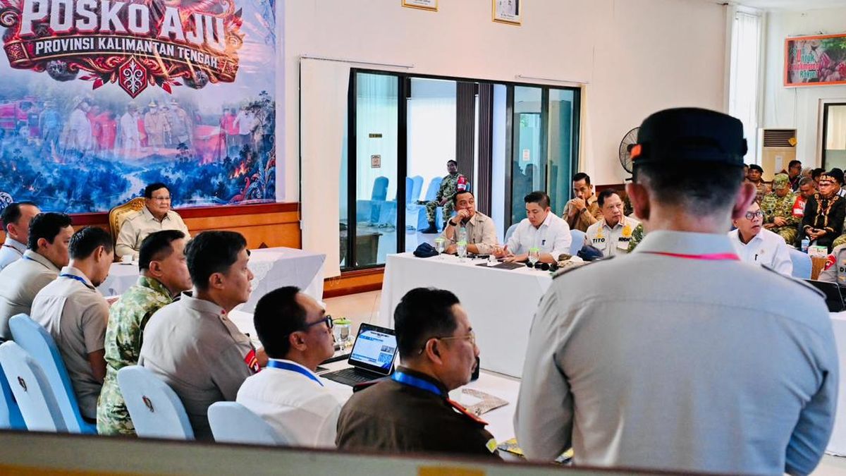 Prabowo dan Tito Tinjau Penanganan Karhutla di Palangka Raya