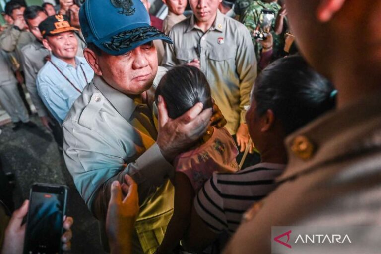 Presiden Prabowo Tinjau Karhutla dan Temui Warga di Palangka Raya